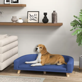 Dog Sofa Couch Bed With Washable Cushion For Large Dogs