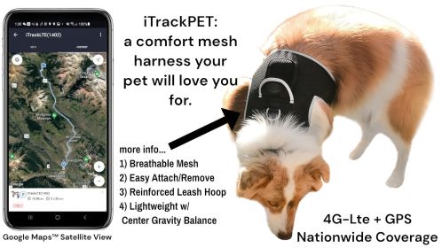 Pet Tracker GSM Locator Cat/Dog Animarl Protection Security Tracking Size:XS