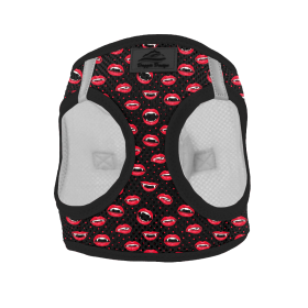 American River Choke Free Dog Harness Holiday Collection (Color: Vampire Kisses, size: large)