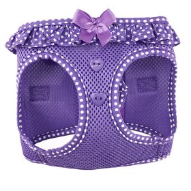 American River Choke Free Dog Harness Polka Dot Collection (Color: Paisley Purple Polka Dot, size: 2X/3X-Large)