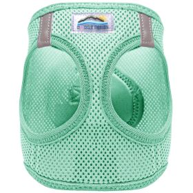 American River Solid Ultra Choke Free Dog Harness (Color: Teal, size: large)