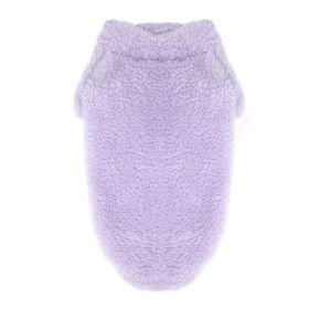 Soft Plush Pullover (Color: Lavender, size: 2X-Large)