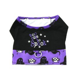 Halloween Dog Harness (Color: Too Cute to Spook, size: small)