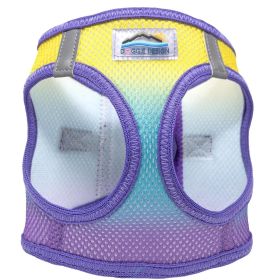 American River Choke Free Dog Harness Ombre Collection (Color: Lemonberry Ice, size: small)